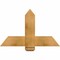 Ekena Millwork Eugene Rough Sawn Timber Gable Bracket, Western Red Cedar, 36"W x 23"H x 2"D x 6"F, 15/12 Pitch GBW036X23X0206EUG00RWR - alternate 1